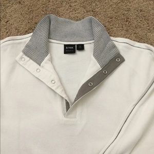 Men’s Hugo Boss 3/4 snap pullover Sz XXL